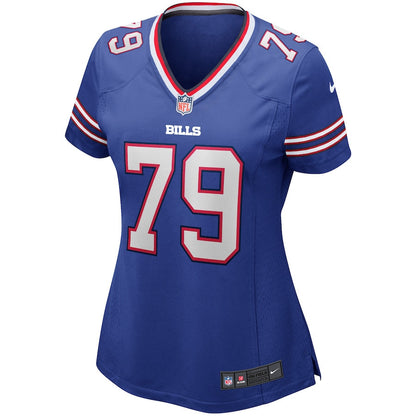 Ruben Brown 79 Buffalo Bills Women Game Retired Jersey - Royal