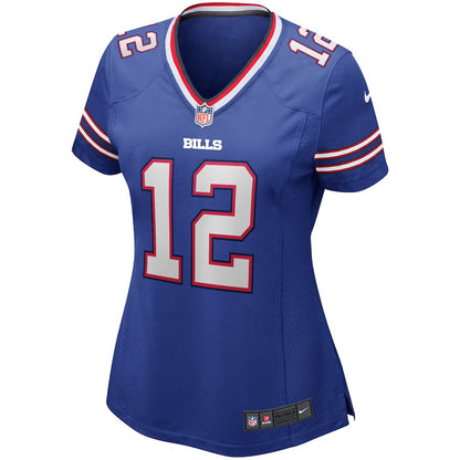 Joe Ferguson 12 Buffalo Bills Women Game Retired Jersey - Royal