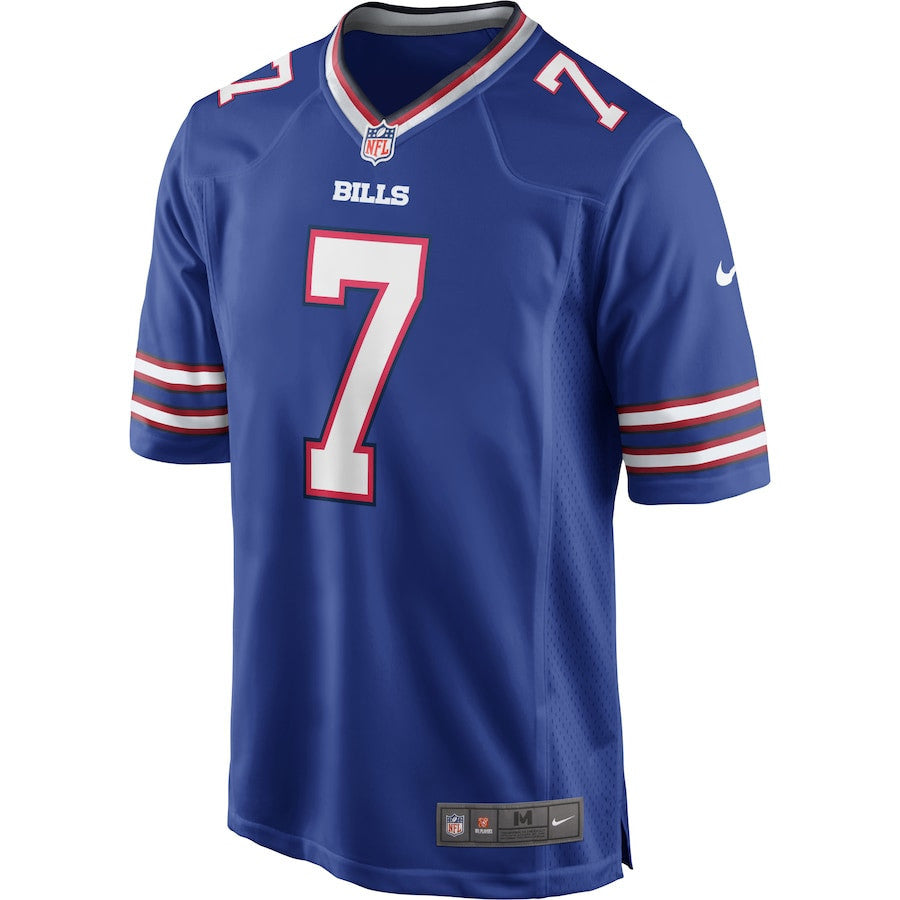 Doug Flutie 7 Buffalo Bills Men Game Retired Jersey - Royal