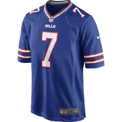 Doug Flutie 7 Buffalo Bills Men Game Retired Jersey - Royal