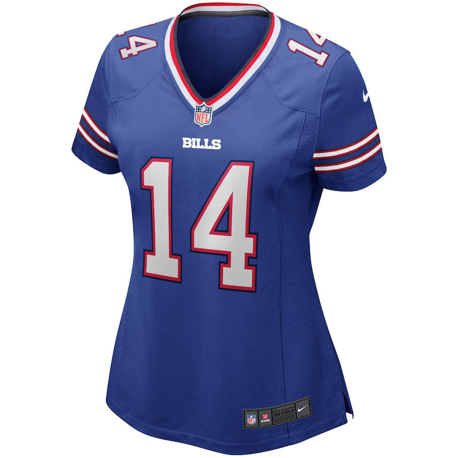 Frank Reich 14 Buffalo Bills Women Game Retired Jersey - Royal
