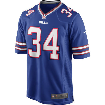 Thurman Thomas 34 Buffalo Bills Men Game Retired Jersey - Royal