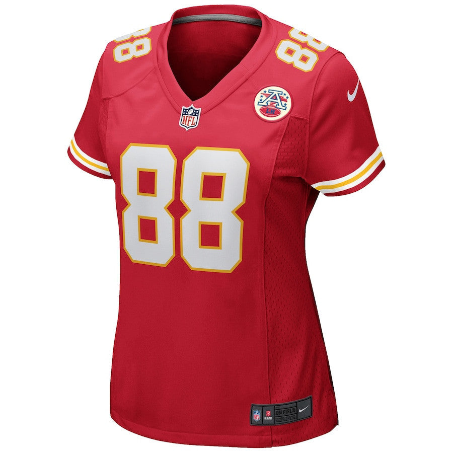 Tony Gonzalez 88 Kansas City Chiefs Women Game Retired Jersey - Red