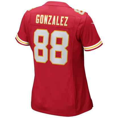 Tony Gonzalez 88 Kansas City Chiefs Women Game Retired Jersey - Red