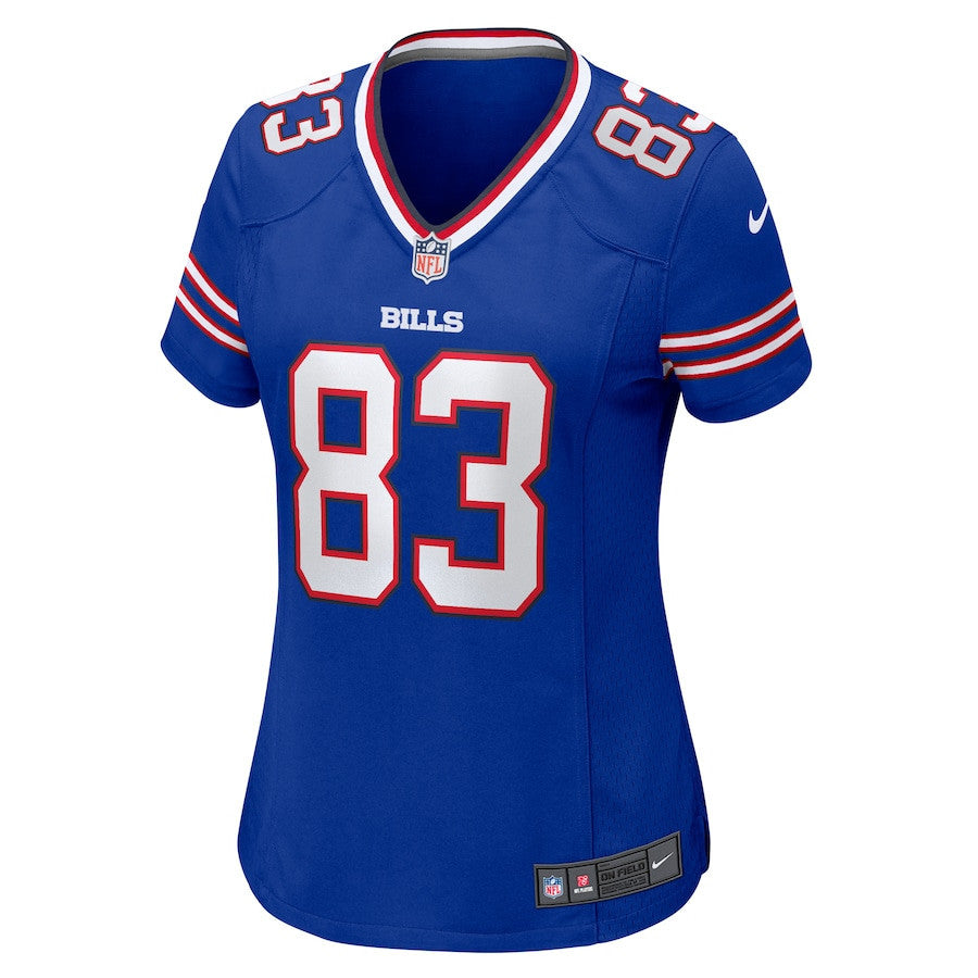 Tre McKitty 83 Buffalo Bills Game Women Jersey - Royal