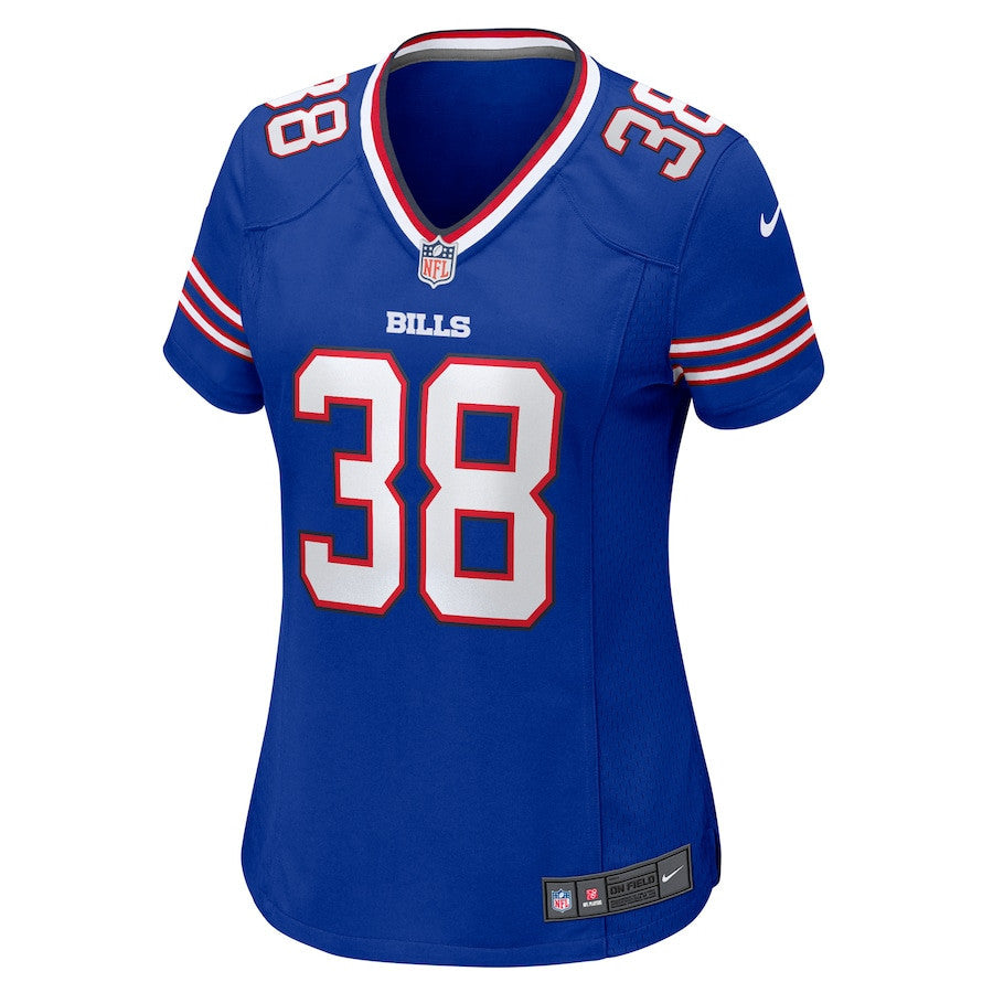 Tre Norwood 38 Buffalo Bills Game Women Jersey - Royal