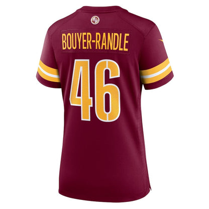 Brandon Bouyer-Randle 46 Washington Commanders Game Women Jersey - Burgundy