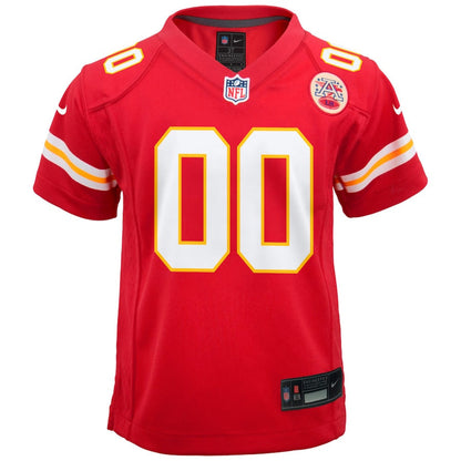 Kansas City Chiefs Custom Game YOUTH Jersey - Red