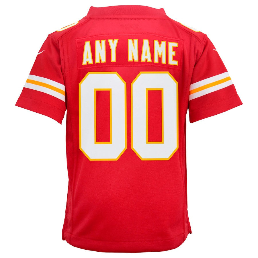 Kansas City Chiefs Custom Game YOUTH Jersey - Red