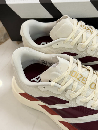 adidas Adizero Evo SL Woven "Off White / Maroon"