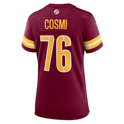Sam Cosmi 76 Washington Commanders Women Game Jersey - Burgundy