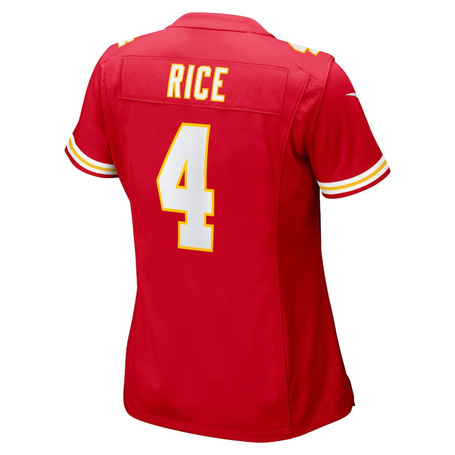 Rashee Rice 4 Kansas City Chiefs Women Game Jersey - Red