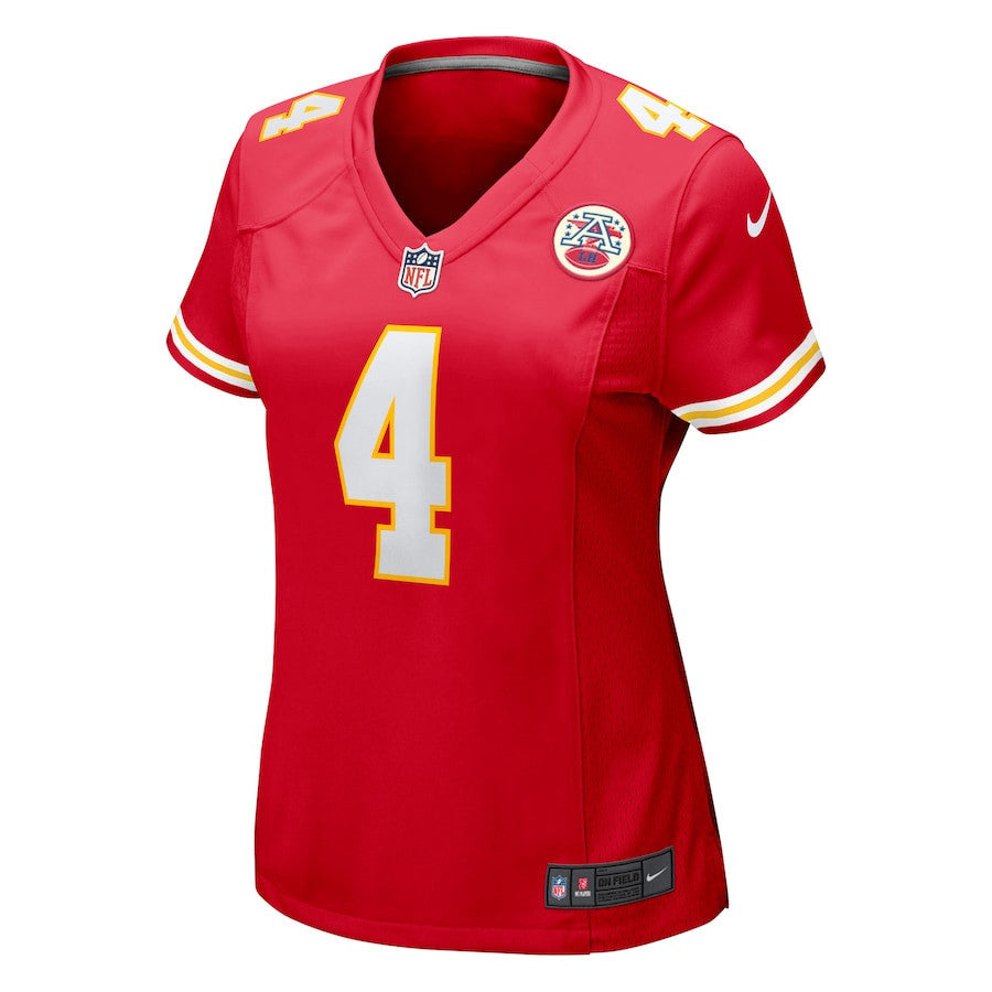 Rashee Rice 4 Kansas City Chiefs Women Game Jersey - Red