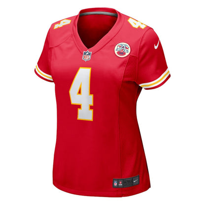 Rashee Rice 4 Kansas City Chiefs Women Game Jersey - Red