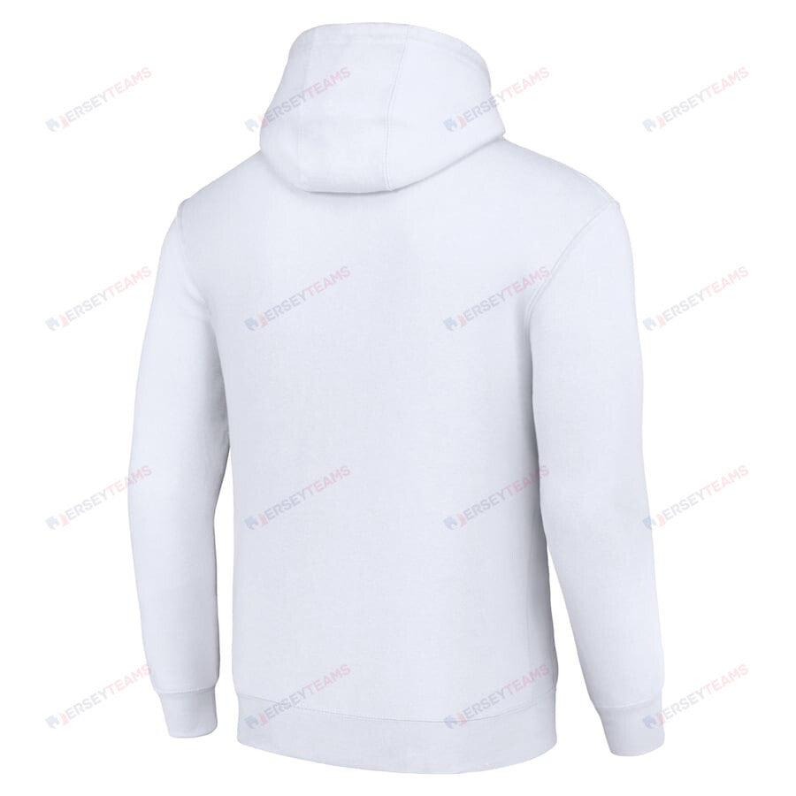 Los Angeles Rams Throwback Logo Pullover Hoodie - White