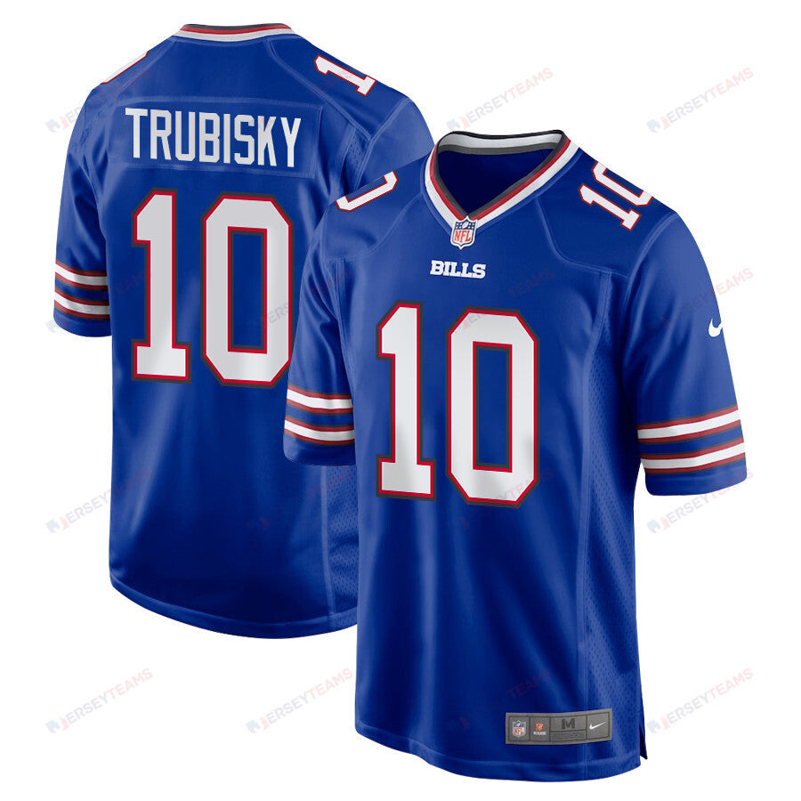 Mitch Trubisky 10 Buffalo Bills Team Game Men Jersey - Royal
