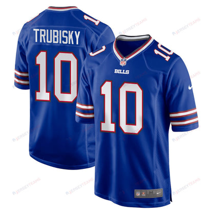 Mitch Trubisky 10 Buffalo Bills Team Game Men Jersey - Royal