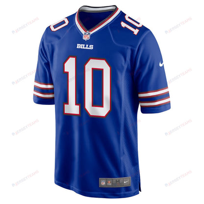 Mitch Trubisky 10 Buffalo Bills Team Game Men Jersey - Royal