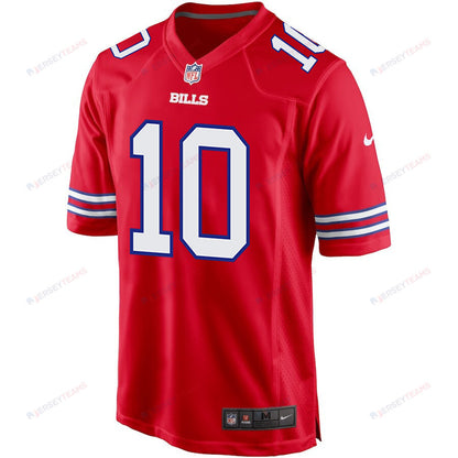 Mitch Trubisky 10 Buffalo Bills Team Game Men Jersey - Red
