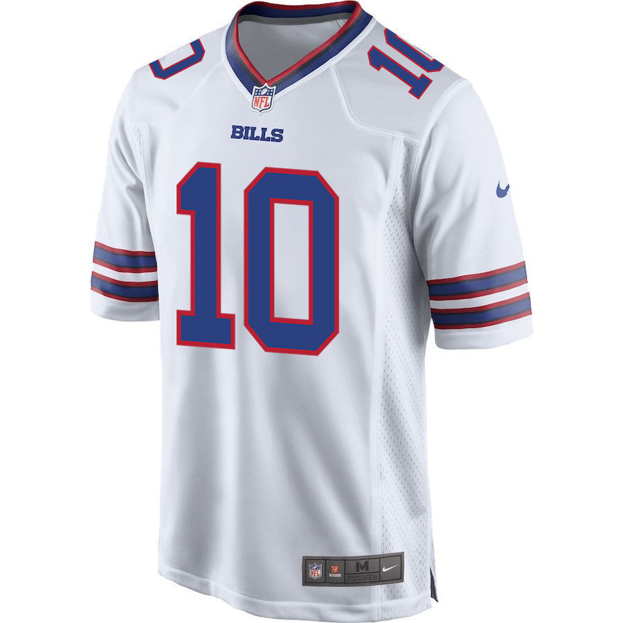 Mitch Trubisky 10 Buffalo Bills Team Game Men Jersey - White