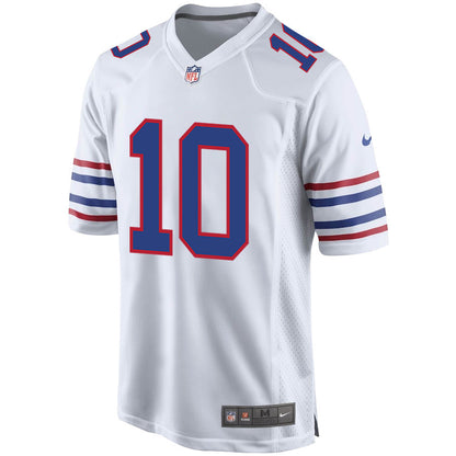 Mitch Trubisky 10 Buffalo Bills Team Alternate Game Men Jersey - White