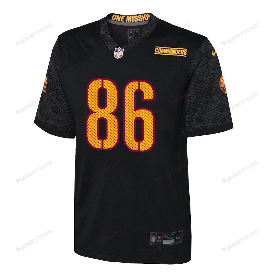 Zach Ertz 86 Washington Commanders Game YOUTH Jersey - Black