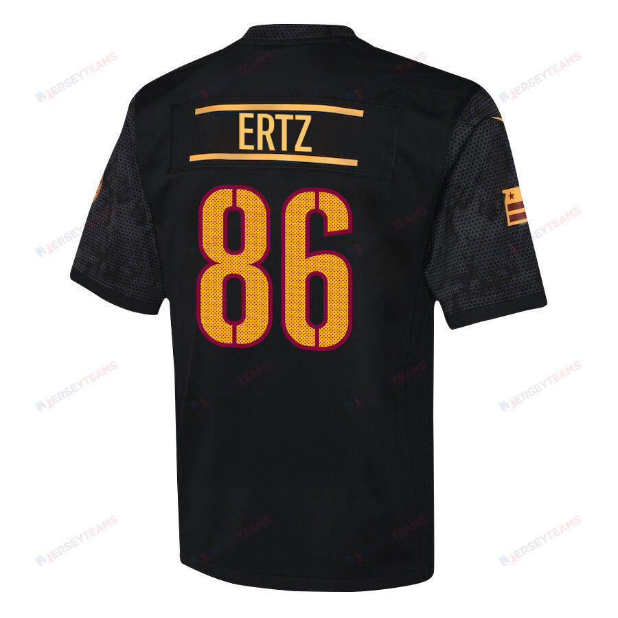 Zach Ertz 86 Washington Commanders Game YOUTH Jersey - Black