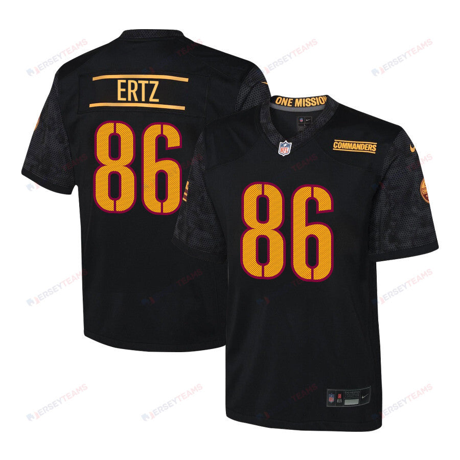 Zach Ertz 86 Washington Commanders Game YOUTH Jersey - Black