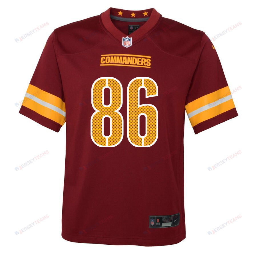 Zach Ertz 86 Washington Commanders Game YOUTH Jersey - Burgundy