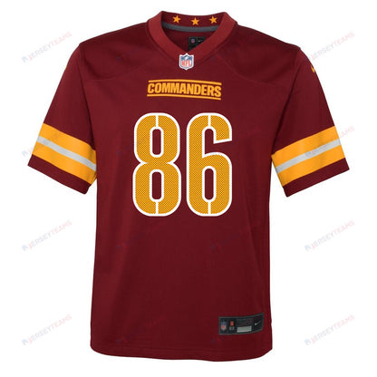 Zach Ertz 86 Washington Commanders Game YOUTH Jersey - Burgundy