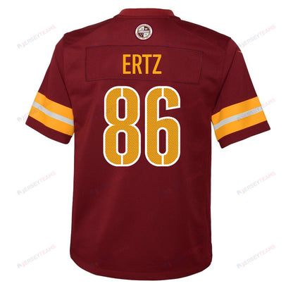Zach Ertz 86 Washington Commanders Game YOUTH Jersey - Burgundy