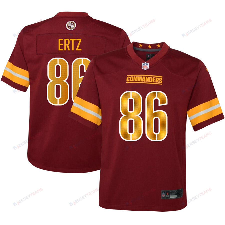 Zach Ertz 86 Washington Commanders Game YOUTH Jersey - Burgundy