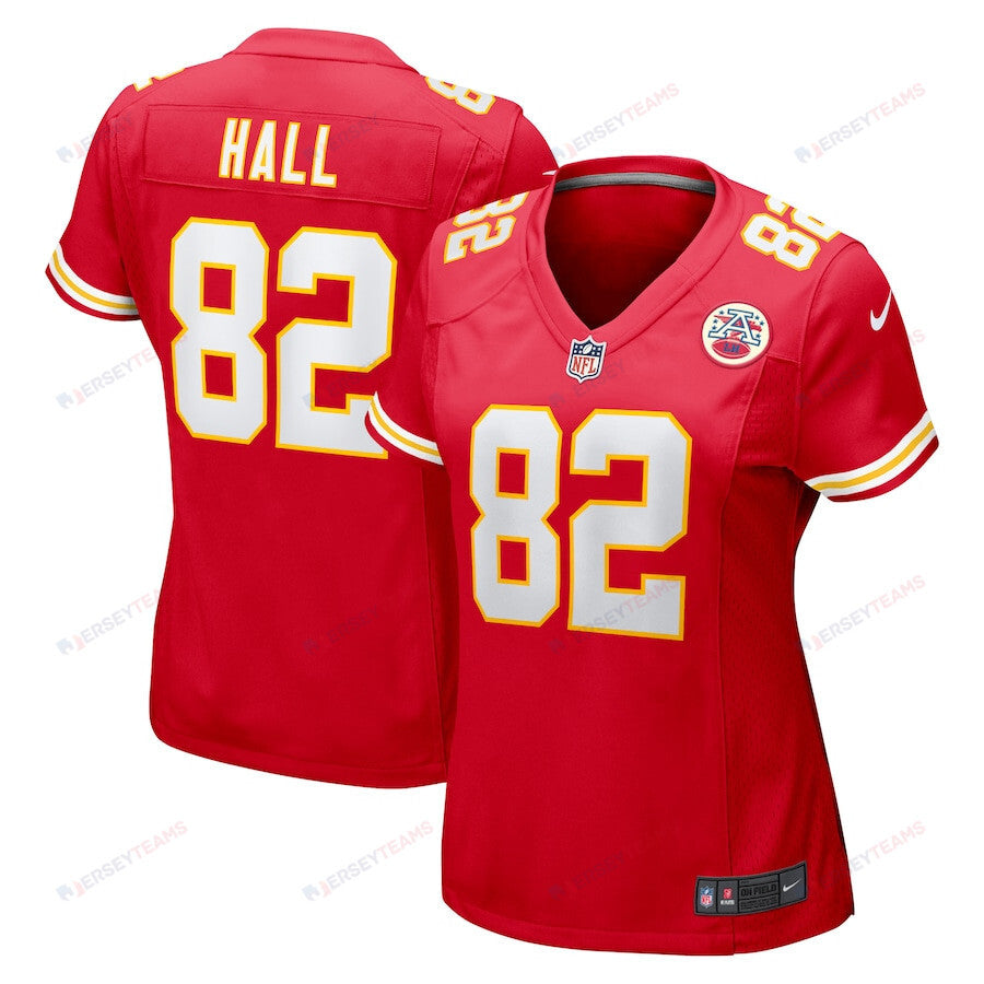 Dante Hall 82 Kansas City Chiefs Women's Retired Game Jersey - Red