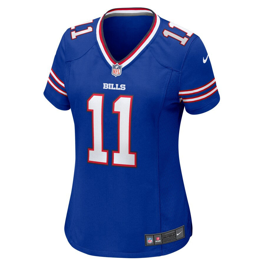 Mitchell Trubisky 11 Buffalo Bills Game Women Jersey - Royal