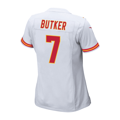 Harrison Butker 7 Kansas City Chiefs Game Women Jersey - White