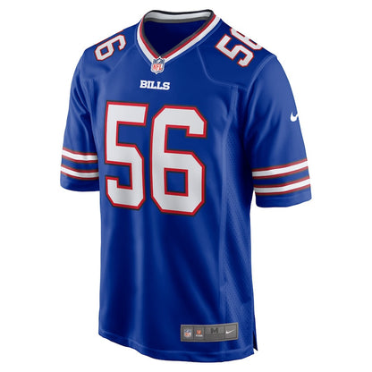 Javon Solomon 56 Buffalo Bills Game Men Jersey - Royal