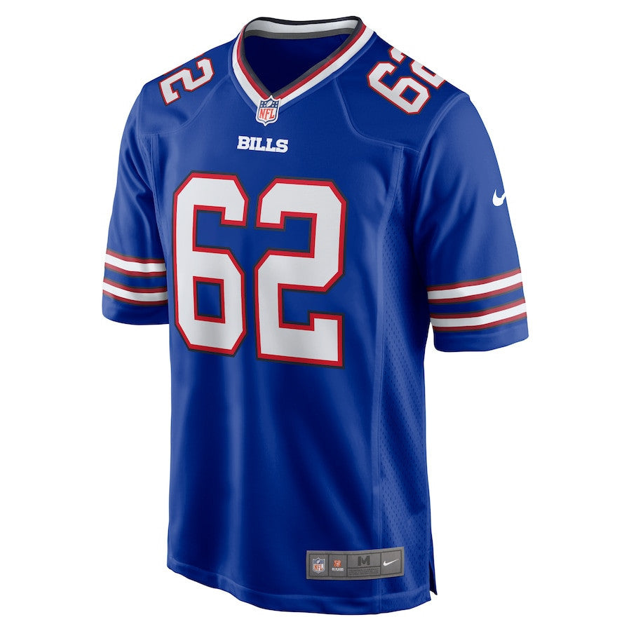 Sedrick Van Pran-Granger 62 Buffalo Bills Game Men Jersey - Royal