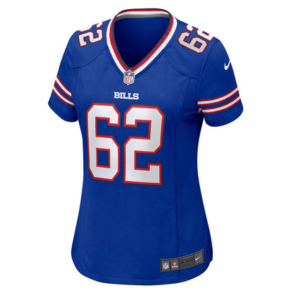 Sedrick Van Pran-Granger 62 Buffalo Bills Women's Game Jersey - Royal