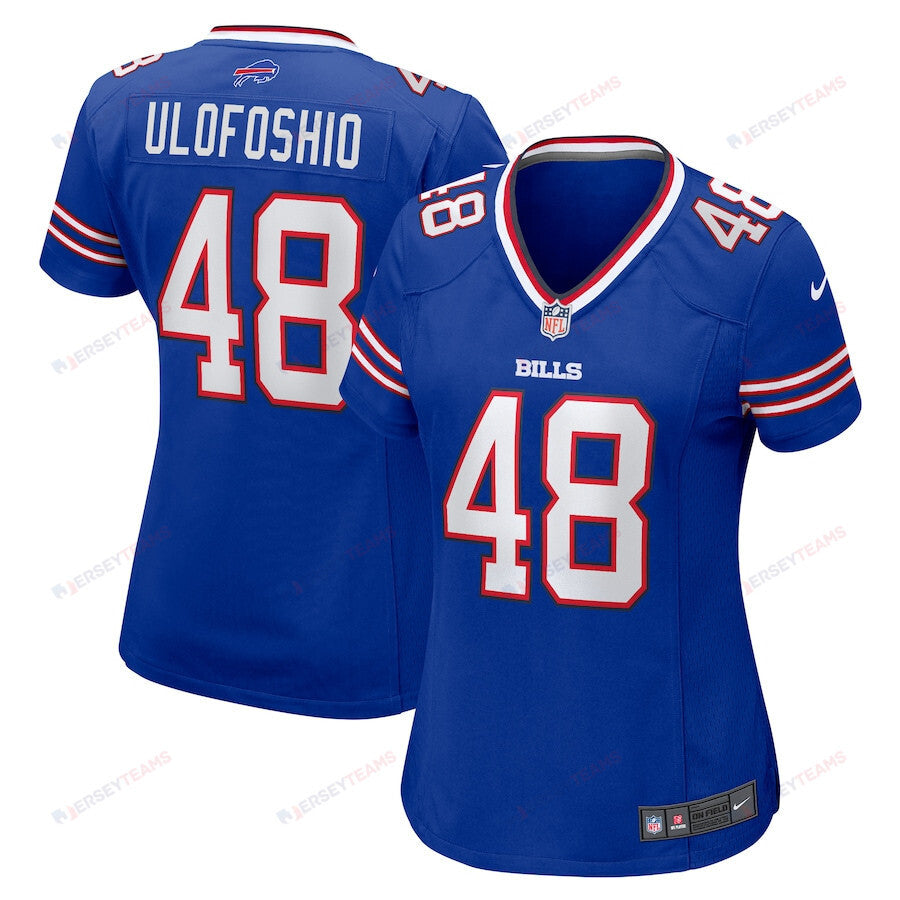 Edefuan Ulofoshio 48 Buffalo Bills Women's Game Jersey - Royal