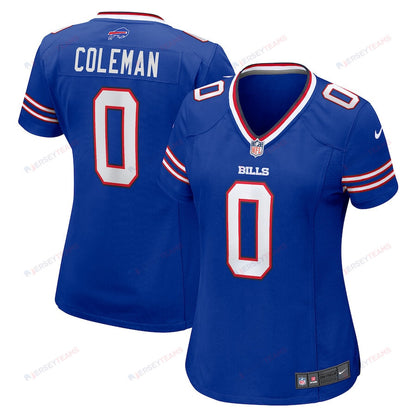 Keon Coleman 0 Buffalo Bills Women's Game Jersey - Royal