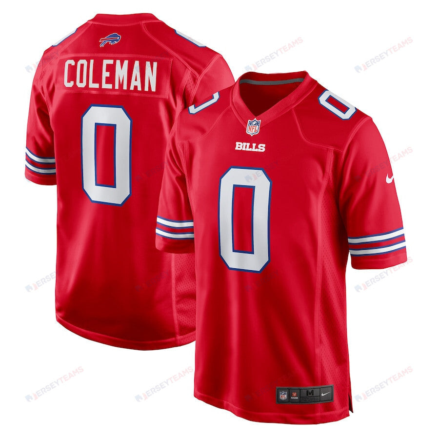 Keon Coleman 0 Buffalo Bills Alternate Game Men Jersey - Red