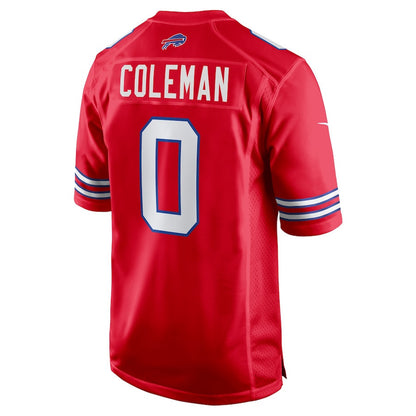 Keon Coleman 0 Buffalo Bills Alternate Game Men Jersey - Red