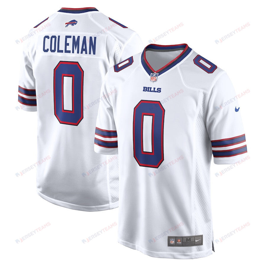 Keon Coleman 0 Buffalo Bills Game Men Jersey - White