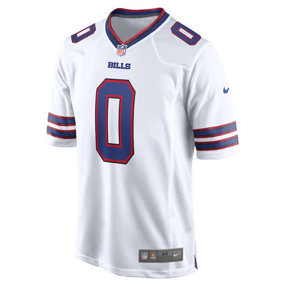 Keon Coleman 0 Buffalo Bills Game Men Jersey - White
