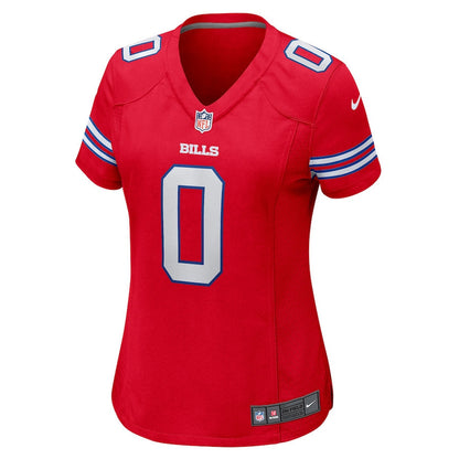 Keon Coleman 0 Buffalo Bills Women's Alternate Game Jersey - Red