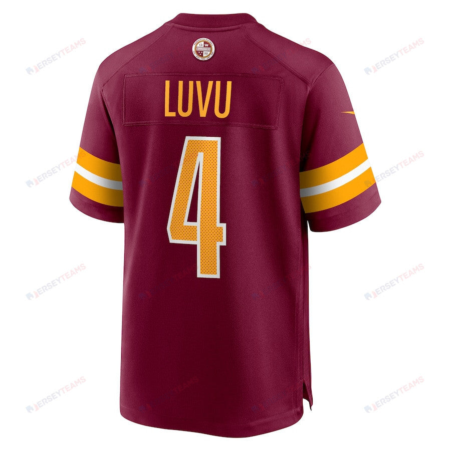 Frankie Luvu 4 Washington Commanders Game Men Jersey - Burgundy