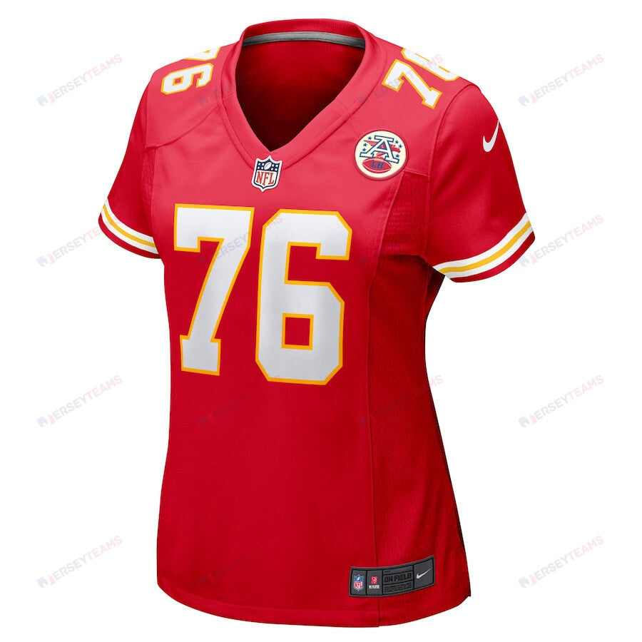 Kingsley Suamataia 76 Kansas City Chiefs Women's Game Jersey - Red