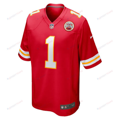 Xavier Worthy 1 Kansas City Chiefs Player Game Men Jersey - Red