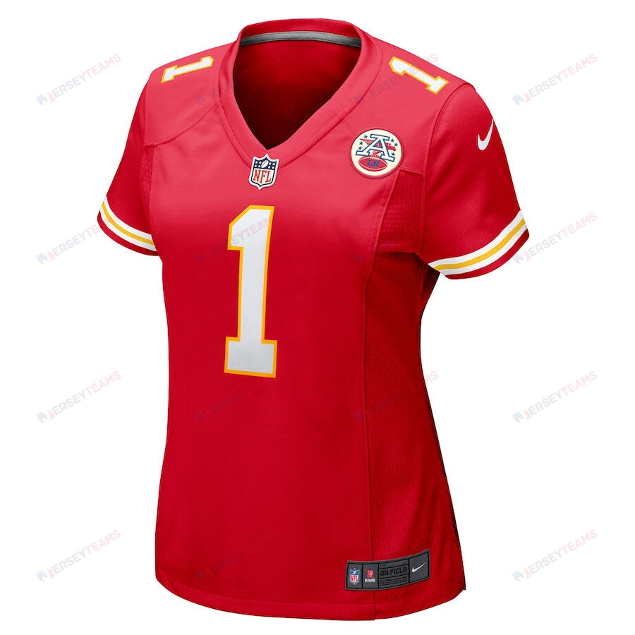 Xavier Worthy 1 Kansas City Chiefs Women's Game Jersey - Red