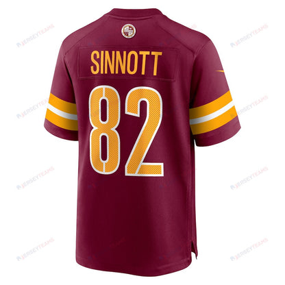 Ben Sinnott 82 Washington Commanders Game Men Jersey - Burgundy